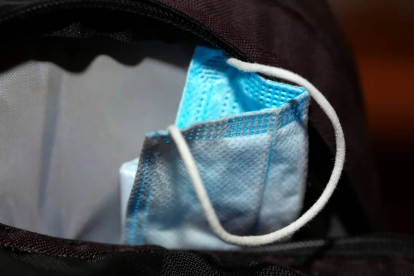 Medical Mask Pocket Ready Use Pandemic Concept — Stock Photo, Image