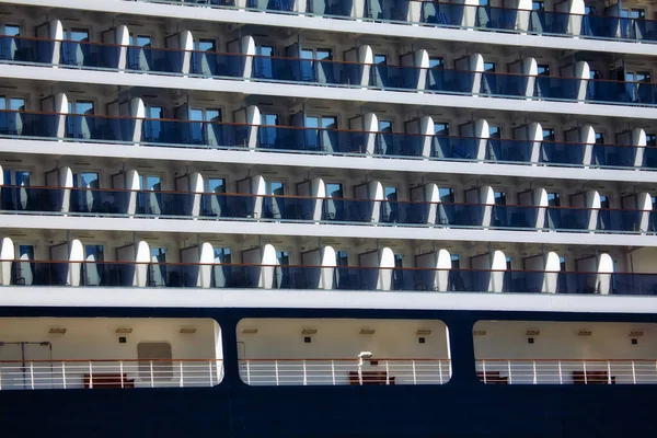 Side View Modern Cruise Liner Cabins — Stock Photo, Image