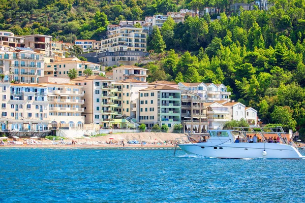 Balnearios Turísticos Costeros Viajar Barco —  Fotos de Stock