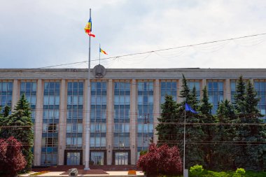 Chisinau Moldova 'daki Hükümet Binası 