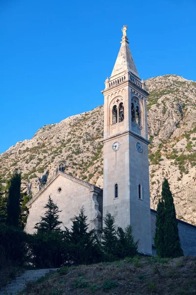 Iglesia San Eustaquio Encuentra Dobrota Kotor Montenegro — Foto de Stock