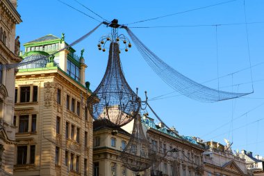 Viyana 'da büyük bir Noel caddesi ışıltısı 