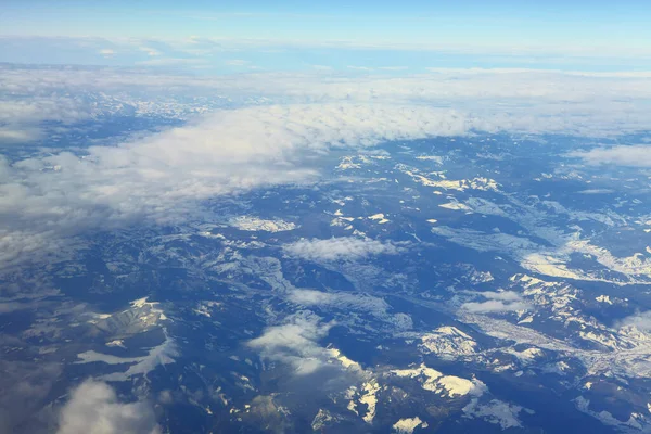 Mountain Range Aerial View Part Pennine Alps — Stock Photo, Image