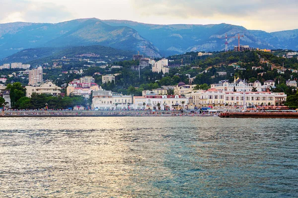 Vista Desde Mar Ciudad Yalta Crimea —  Fotos de Stock