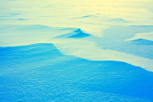 Beautiful Winter Untouched Snow Drifts — Stock Photo, Image