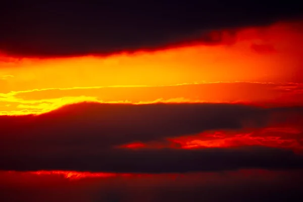 Ciel Épique Dans Soirée — Photo