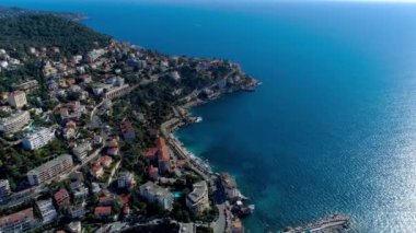 Port de Nice Fransa 4 k içinde hava görünümünü deniz liman ve liman ile lüks yatlar