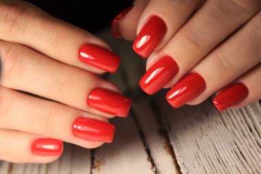 güzel moda manikür şık dokusal arka plan üzerinde