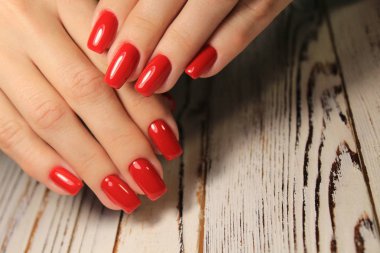 trendy dokusal arka plan üzerinde göz alıcı manikür tasarım