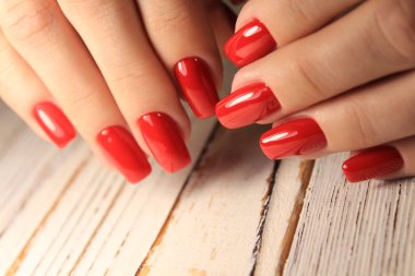 trendy dokusal arka plan üzerinde göz alıcı manikür tasarım