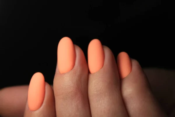 Bella Manicure Moda Uno Sfondo Strutturato Elegante — Foto Stock