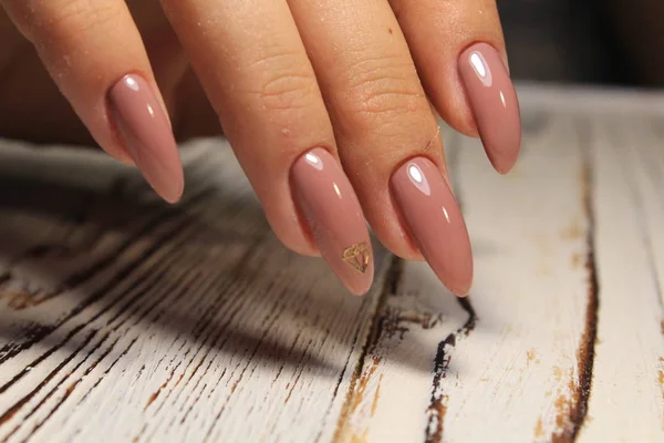 Fashion Manicure Van Nagels Een Mooie Texturale Achtergrond — Stockfoto