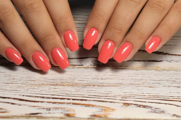 Efektowne Piękny Manicure Tle Modny Tekstury — Zdjęcie stockowe