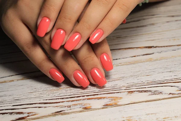 Betoverend Mooie Manicure Achtergrond Van Een Trendy Textuur — Stockfoto