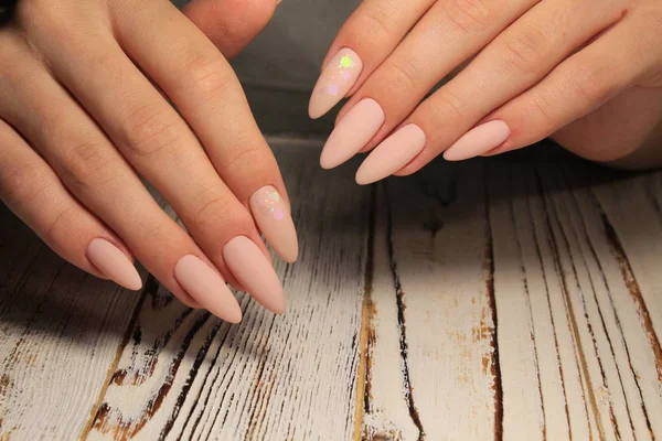 Betoverend Mooie Manicure Achtergrond Van Een Trendy Textuur — Stockfoto