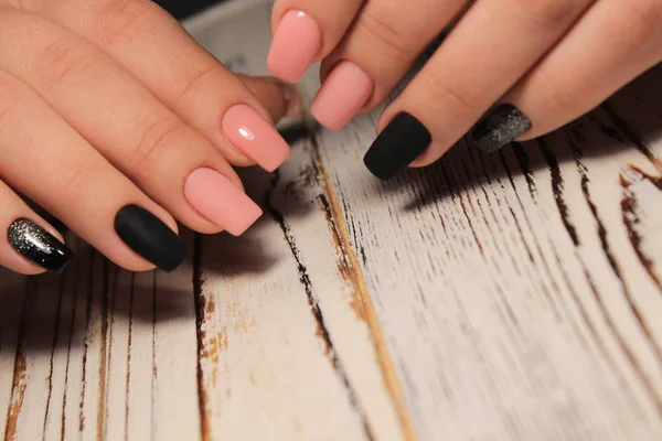 long black nails with beautiful fashionable design