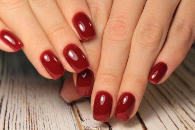 güzel moda tasarım ile uzun tırnaklar manikür