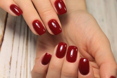 güzel moda tasarım ile uzun tırnaklar manikür