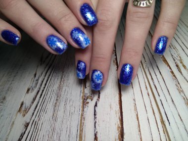 güzel manikür tasarım şık bir arka plan üzerinde