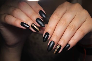 seksi manikür çivi güzel eller üzerinde