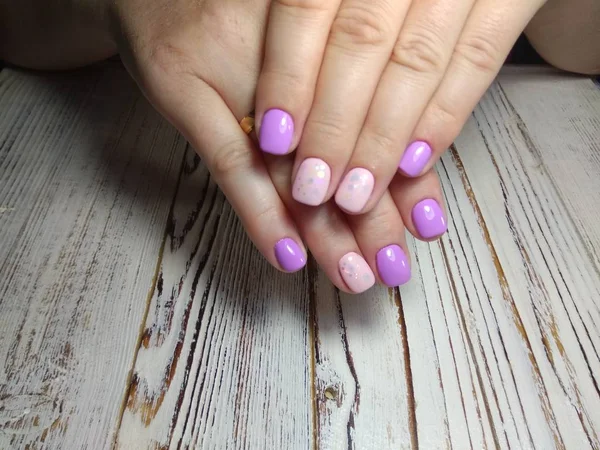 Mooie Manicure Ontwerp Een Stijlvolle Achtergrond — Stockfoto