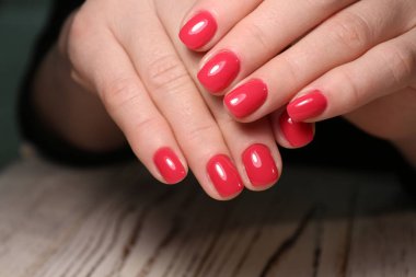 güzel manikür tasarım şık bir arka plan üzerinde