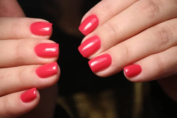 Stijlvolle Manicure Nagels Een Mooie Textuur Achtergrond — Stockfoto