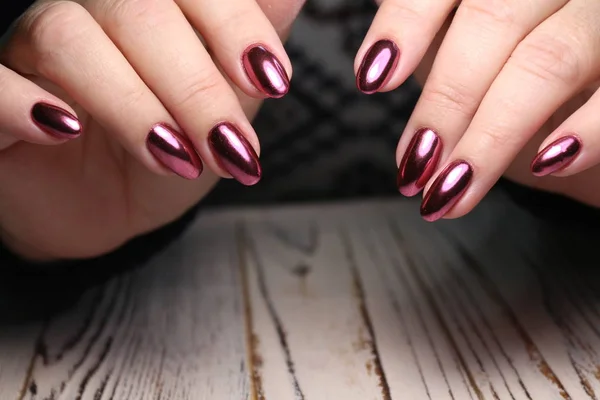 Beautiful Manicure Nails Background Fashionable Texture — Stock Photo, Image