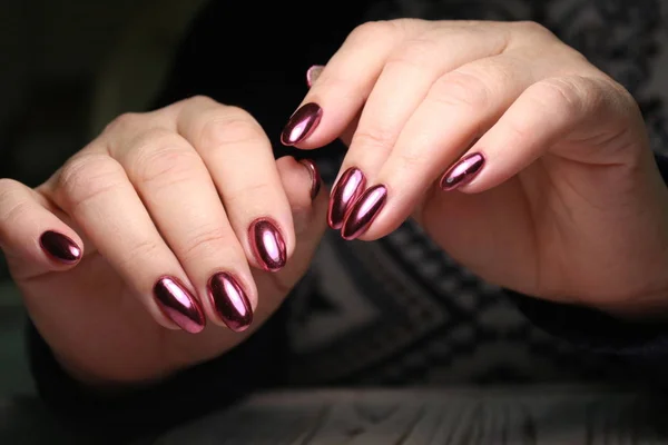 Beautiful nail art manicure — Stock Photo, Image