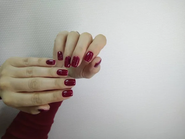 Manicure sexy di unghie — Foto Stock