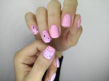 seksi pembe manikür