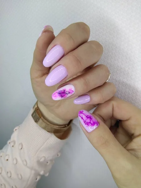 Fashion manicure paznokci — Zdjęcie stockowe