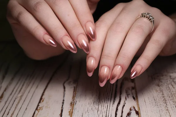 Bella manicure glamour — Foto Stock