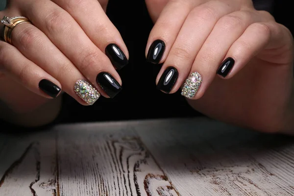 Glamorous beautiful manicure — Stock Photo, Image