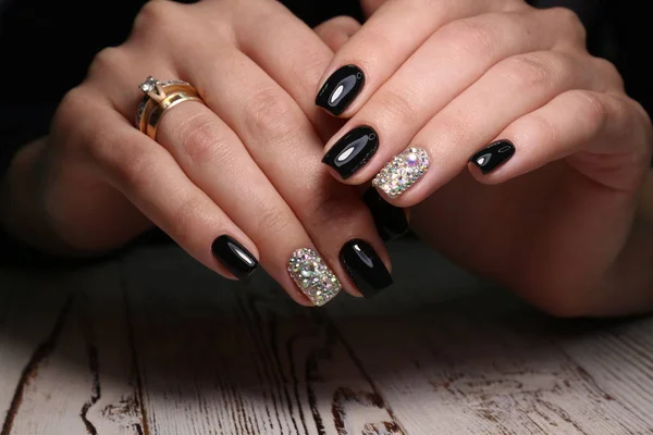 Stijlvol design van manicure — Stockfoto