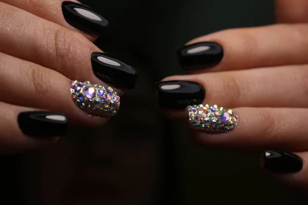 Stijlvol design van manicure — Stockfoto