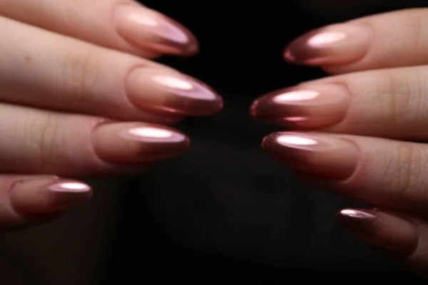 Stijlvolle manicure nagels — Stockfoto