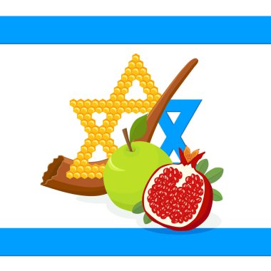 Rosh Hashanah, Yahudi yeni yılı, tatil sembolleri
