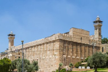 Mağara Patrikler, mağara Machpelah, ibrahim Sanctuary, Ibrahimi Camii, ibrahim ve Sarah, Isaac ve Rebecca, Jacob ve Leah Hebron İsrail'in mezarları çift