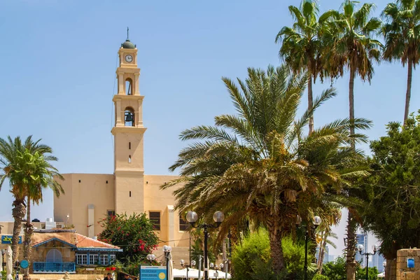 St Peters Kilisesi, Yaffo Tel Aviv İsrail'in eski Jaffa — Stok fotoğraf