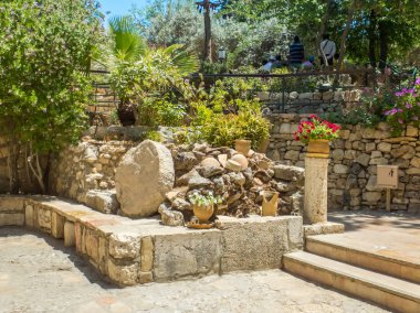 Bahçe Mezar, mezar oyulmuş kaya, Hıristiyanlar, hac eski şehir Kudüs, İsrail duvarların dışında site