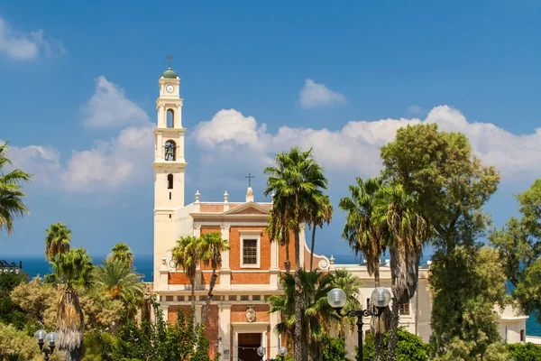 Peter Kilise Çan Kulesi Saint Peter Kilisesi Tel Aviv Yaffo — Stok fotoğraf