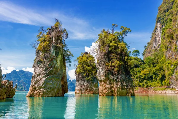 Thaiföld Lan Khao Sok Nemzeti Park Öböl Babble — Stock Fotó