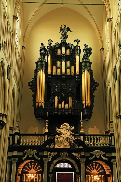 Órgão Antigo Igreja Cristã — Fotografia de Stock
