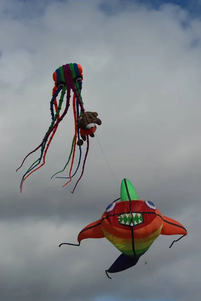 September 2018 Russia Petersburg Kite Festival — Stock Photo, Image