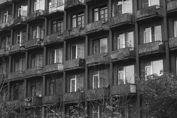 Balconies Windows Apartment Building — Stock Photo, Image