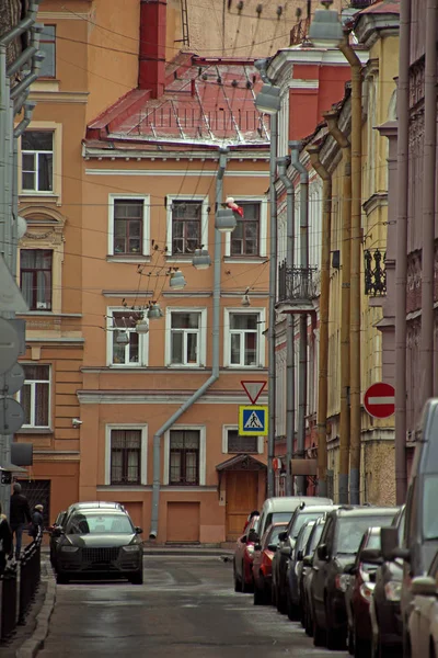 Узкая Улица Старого Города — стоковое фото