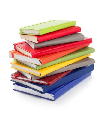 defter beyaz arka plan izole