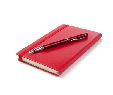 defter beyaz arka plan izole