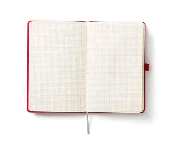 Notebook Isolado Fundo Branco — Fotografia de Stock